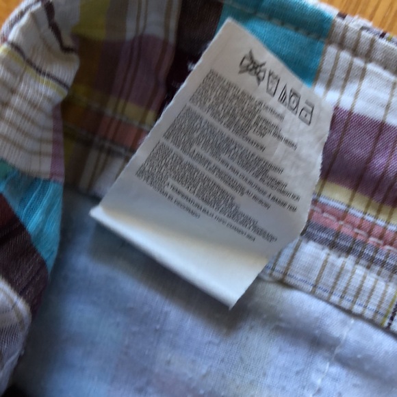 Roxy Shorts 🩳 Checkered Colorful Pattern - Picture 5 of 7